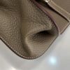 DDMode Factory Halzan Togo Etoupe Grey Silver Hardware 25cm Full Handmade