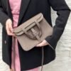 DDMode Factory Halzan Togo Etoupe Grey Silver Hardware 25cm Full Handmade