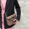 DDMode Factory Halzan Togo Etoupe Grey Silver Hardware 25cm Full Handmade