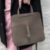 DDMode Factory Halzan Togo Etoupe Grey Silver Hardware 25cm Full Handmade