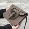 DDMode Factory Halzan Togo Etoupe Grey Silver Hardware 25cm Full Handmade