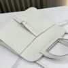 DDMode Factory Halzan Togo Creamy White Silver Hardware 25cm Full Handmade