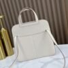 DDMode Factory Halzan Togo Creamy White Silver Hardware 25cm Full Handmade