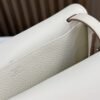 DDMode Factory Halzan Togo Creamy White Silver Hardware 25cm Full Handmade