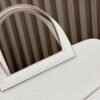 DDMode Factory Halzan Togo Creamy White Silver Hardware 25cm Full Handmade