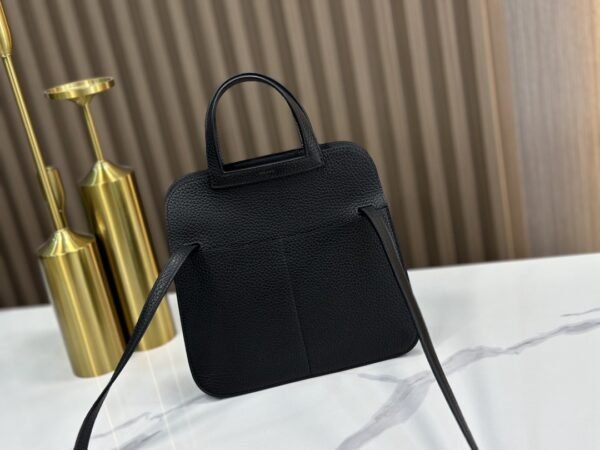DDMode Factory Halzan Togo Black Silver Hardware 22cm Full Handmade