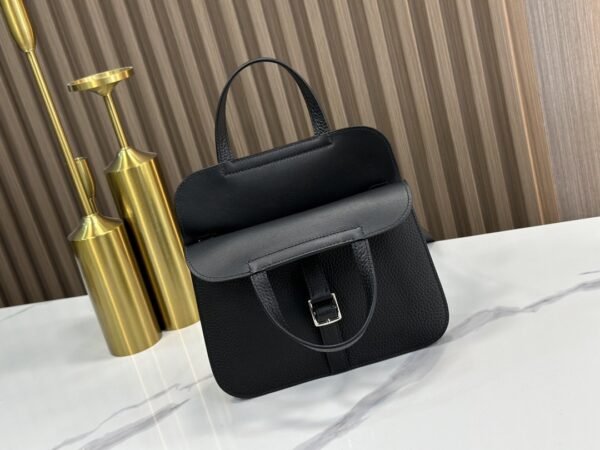 DDMode Factory Halzan Togo Black Silver Hardware 22cm Full Handmade