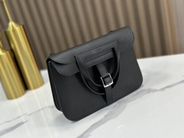 DDMode Factory Halzan Togo Black Silver Hardware 22cm Full Handmade