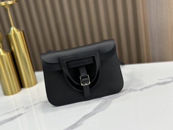 DDMode Factory Halzan Togo Black Silver Hardware 22cm Full Handmade