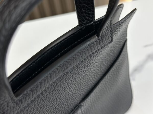 DDMode Factory Halzan Togo Black Silver Hardware 22cm Full Handmade
