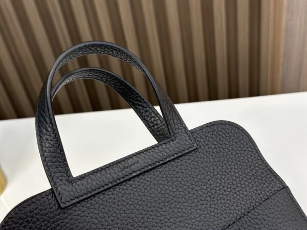 DDMode Factory Halzan Togo Black Silver Hardware 22cm Full Handmade