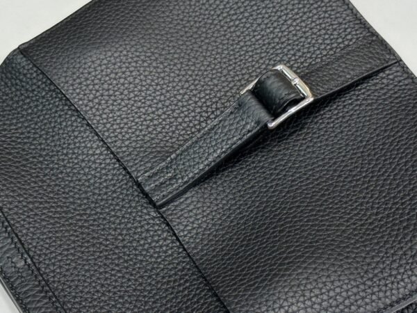 DDMode Factory Halzan Togo Black Silver Hardware 22cm Full Handmade
