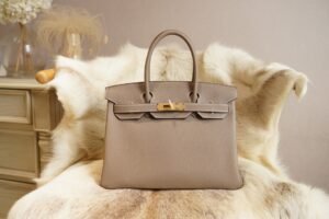 DDMode Factory Hermes Birkin 30CM CK18 Etoupe Togo Leather Gold Hardware