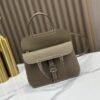 DDMode Factory Mini Halzan Togo Etoupe Grey Silver Hardware 22cm Full Handmade