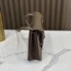DDMode Factory Mini Halzan Togo Etoupe Grey Silver Hardware 22cm Full Handmade