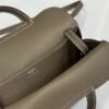 DDMode Factory Mini Halzan Togo Etoupe Grey Silver Hardware 22cm Full Handmade