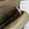 DDMode Factory Mini Halzan Togo Etoupe Grey Silver Hardware 22cm Full Handmade