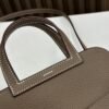 DDMode Factory Mini Halzan Togo Etoupe Grey Silver Hardware 22cm Full Handmade