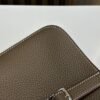 DDMode Factory Mini Halzan Togo Etoupe Grey Silver Hardware 22cm Full Handmade
