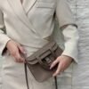 DDMode Factory Mini Halzan Togo Etoupe Grey Silver Hardware 22cm Full Handmade