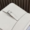 DDMode Factory Mini Halzan Togo Ice White Silver Hardware 22cm Full Handmade