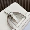 DDMode Factory Mini Halzan Togo Ice White Silver Hardware 22cm Full Handmade