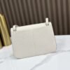 DDMode Factory Mini Halzan Togo Ice White Silver Hardware 22cm Full Handmade