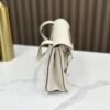 DDMode Factory Mini Halzan Togo Ice White Silver Hardware 22cm Full Handmade