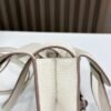 DDMode Factory Mini Halzan Togo Ice White Silver Hardware 22cm Full Handmade