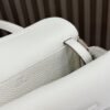 DDMode Factory Mini Halzan Togo Ice White Silver Hardware 22cm Full Handmade