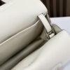 DDMode Factory Mini Halzan Togo Ice White Silver Hardware 22cm Full Handmade