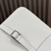 DDMode Factory Mini Halzan Togo Ice White Silver Hardware 22cm Full Handmade
