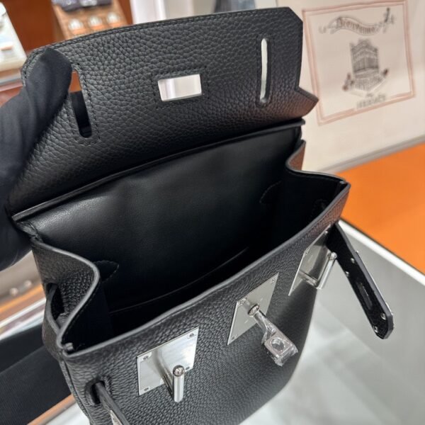 DDMode Factory Hac A Dos Togo Black Silver Hardware 18cm Full Handmade