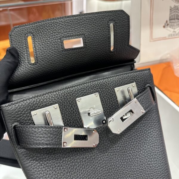 DDMode Factory Hac A Dos Togo Black Silver Hardware 18cm Full Handmade