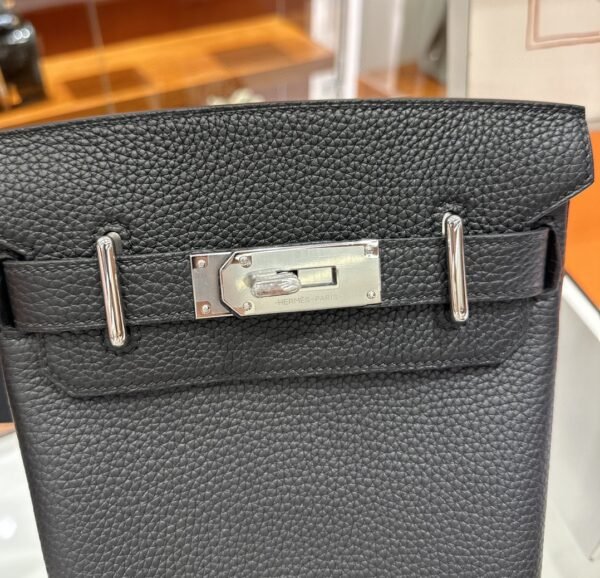 DDMode Factory Hac A Dos Togo Black Silver Hardware 18cm Full Handmade