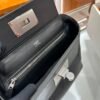 DDMode Factory Mini Kelly 2424 Evercolor Black Silver Hardware 21cm Full Handmade