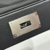 DDMode Factory Mini Kelly 2424 Evercolor Black Silver Hardware 21cm Full Handmade