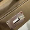 DDMode Factory Mini Kelly 2424 Evercolor Etoupe Grey Silver Hardware 21cm Full Handmade