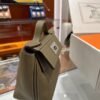 DDMode Factory Mini Kelly 2424 Evercolor Etoupe Grey Silver Hardware 21cm Full Handmade