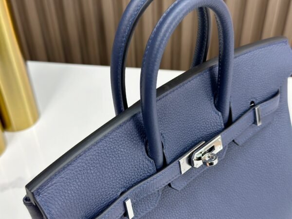DDMode Birkin Togo Gem Blue Silver Hardware 25cm Full Handmade Phw