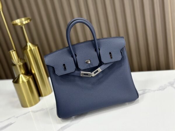 DDMode Birkin Togo Gem Blue Silver Hardware 25cm Full Handmade Phw