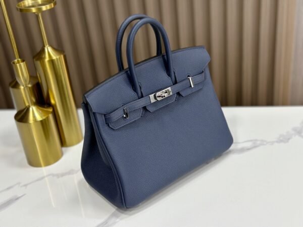 DDMode Birkin Togo Gem Blue Silver Hardware 25cm Full Handmade Phw