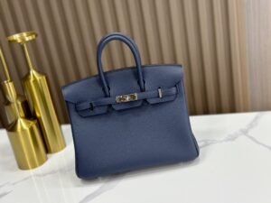 DDMode Birkin Togo Gem Blue Silver Hardware 25cm Full Handmade Phw