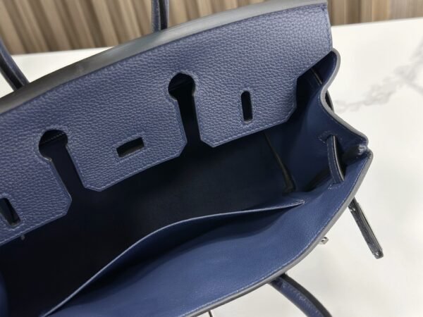 DDMode Birkin Togo Gem Blue Silver Hardware 25cm Full Handmade Phw
