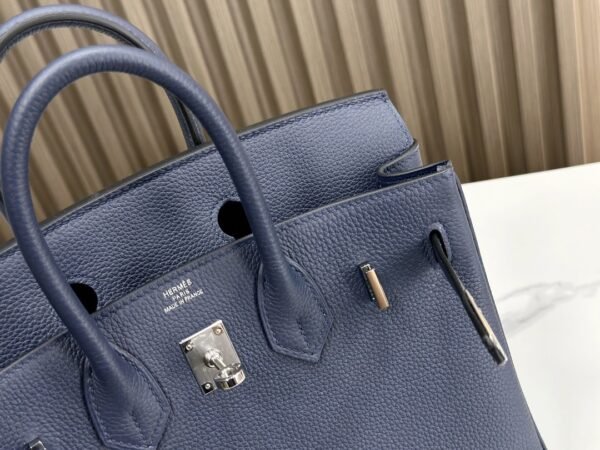 DDMode Birkin Togo Gem Blue Silver Hardware 25cm Full Handmade Phw