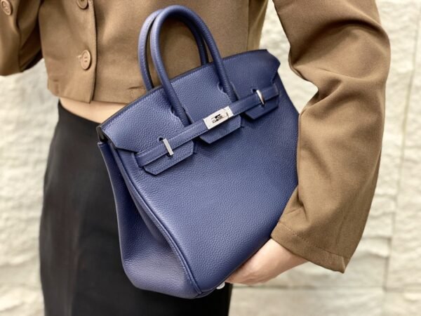 DDMode Birkin Togo Gem Blue Silver Hardware 25cm Full Handmade Phw