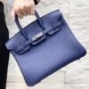 DDMode Birkin Togo Gem Blue Silver Hardware 25cm Full Handmade Phw