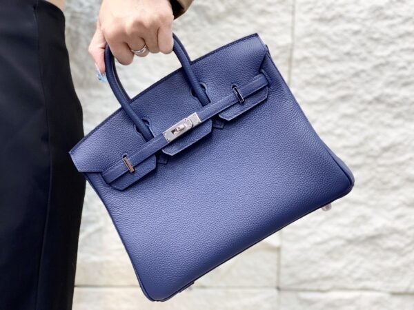 DDMode Birkin Togo Gem Blue Silver Hardware 25cm Full Handmade Phw