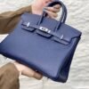 DDMode Birkin Togo Gem Blue Silver Hardware 25cm Full Handmade Phw