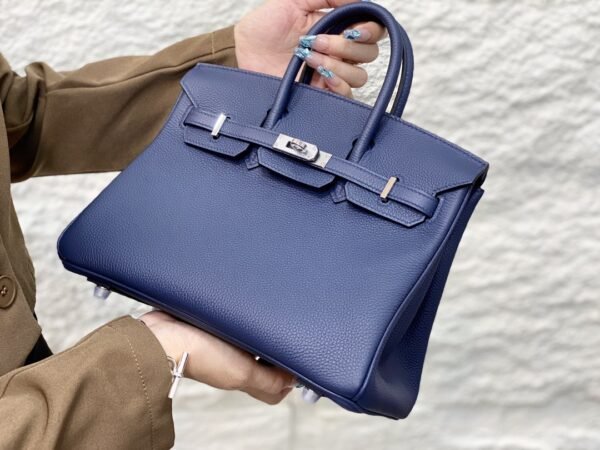 DDMode Birkin Togo Gem Blue Silver Hardware 25cm Full Handmade Phw
